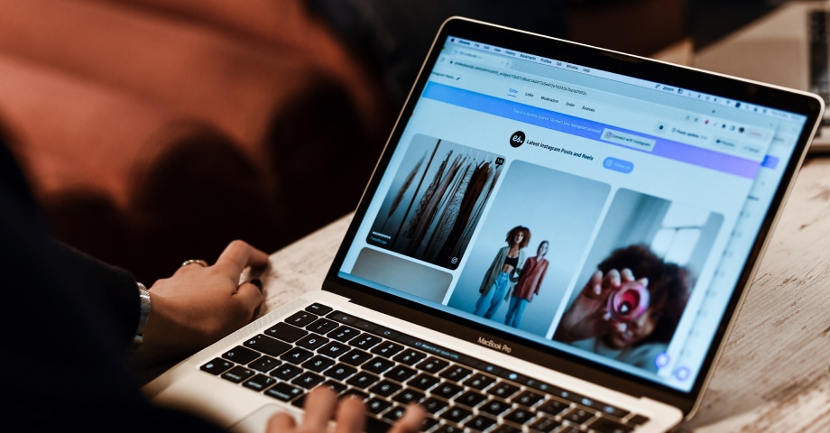 Embed Instagram hashtag feed on website