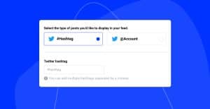 twitter hashtag widget for website
