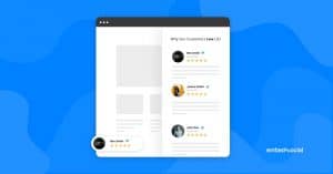 Embed Twitter reviews