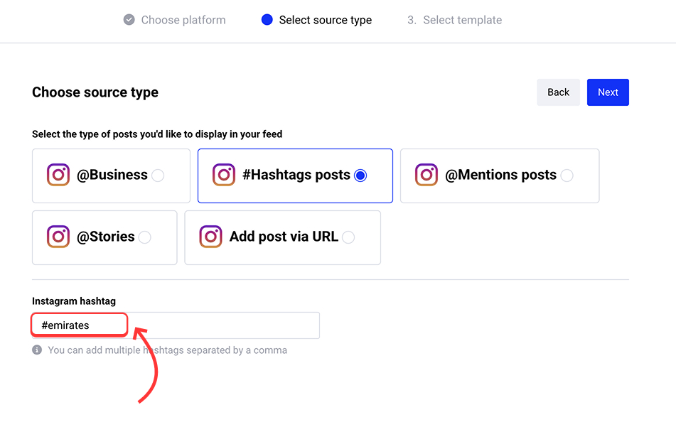connecting your social media inside embedsocial