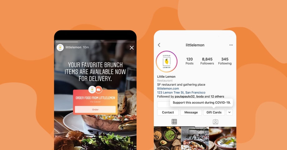 instagram stories stickers for small business