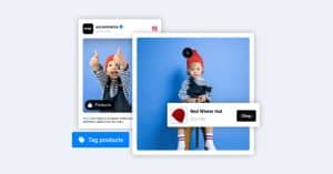 product tags in shop my feed