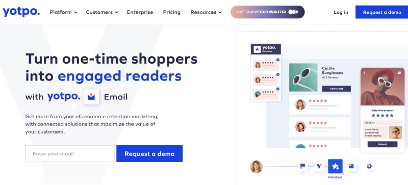 Yotpo homepage
